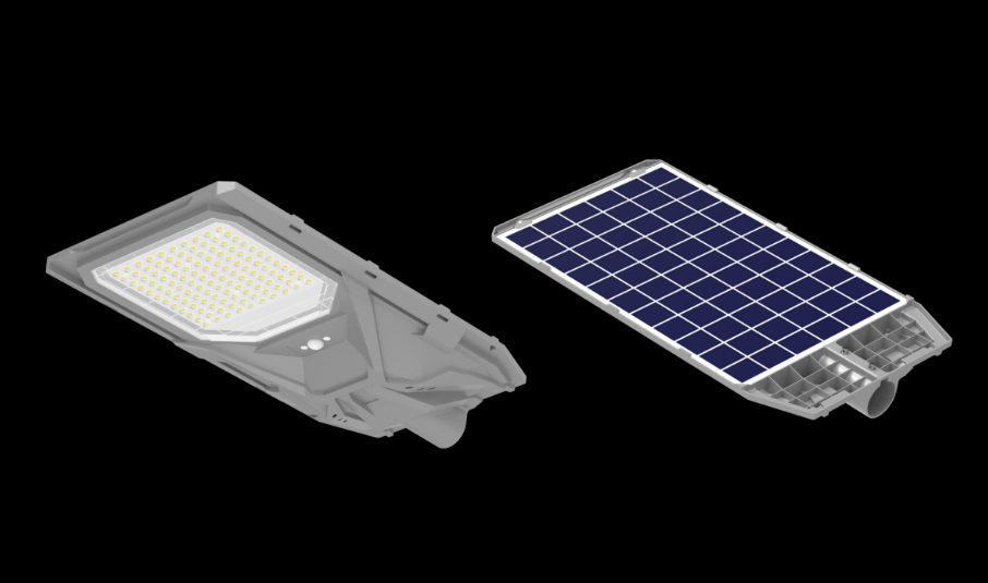 Nouveau modèle de lampadaire solaire tout-en-un 2025
