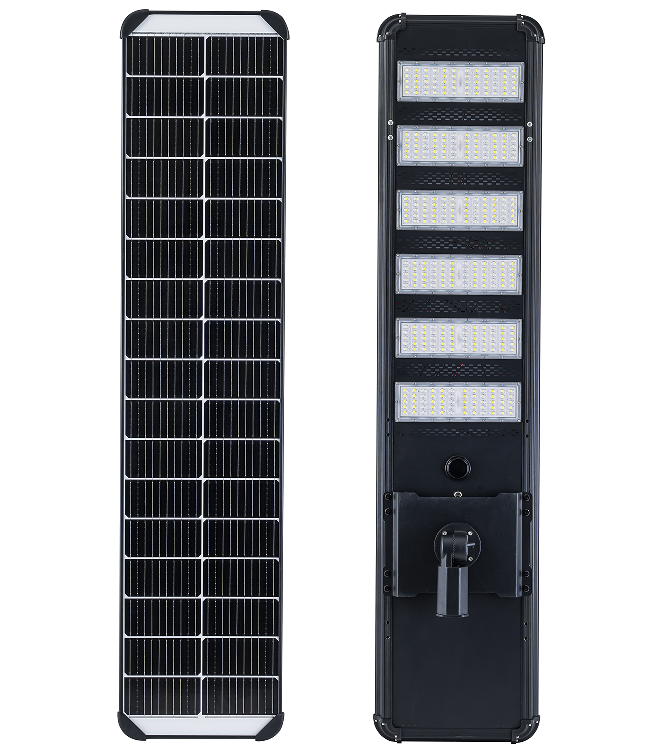 Lampadaire solaire tout-en-un pour projet