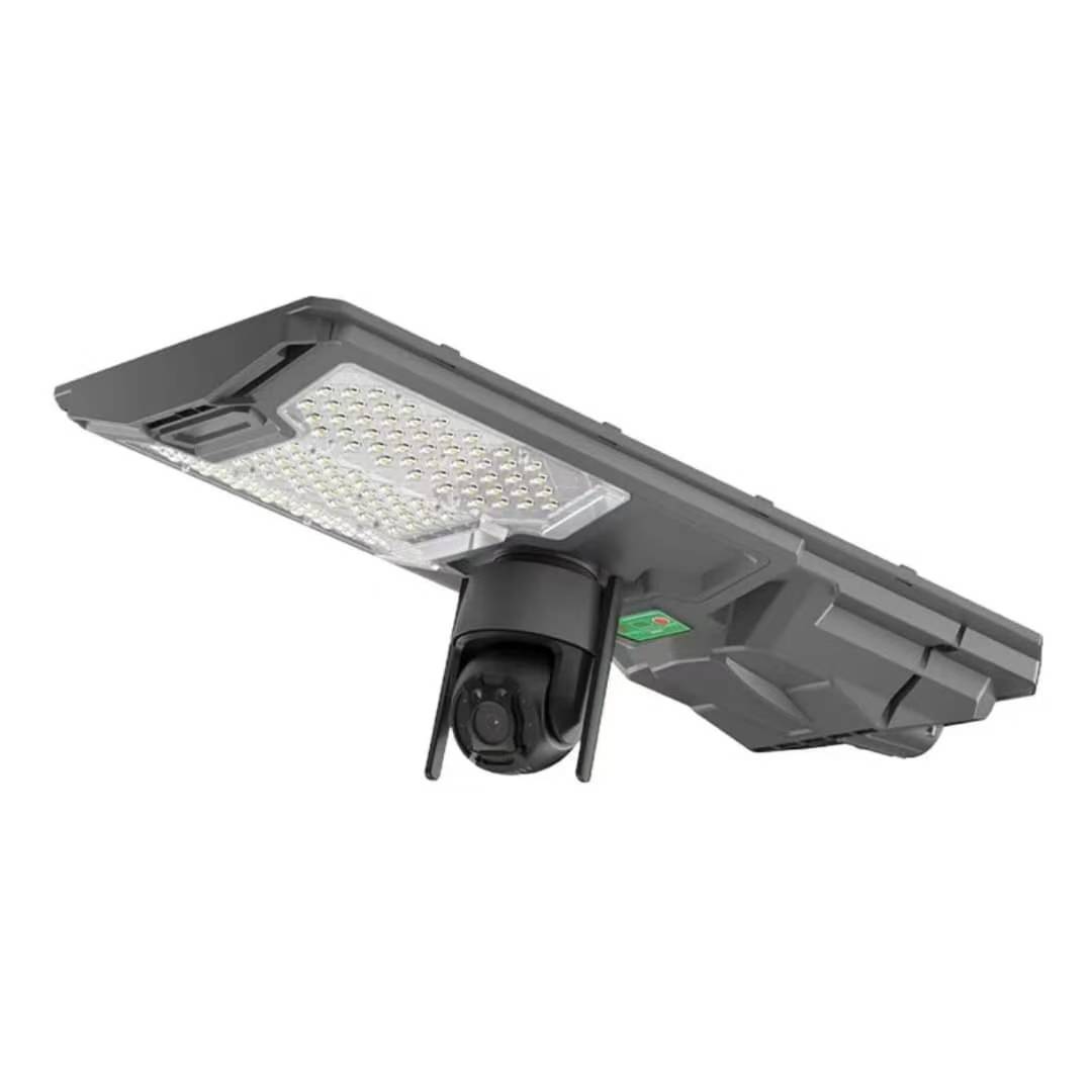 Lampadaire solaire tout-en-un avec caméra